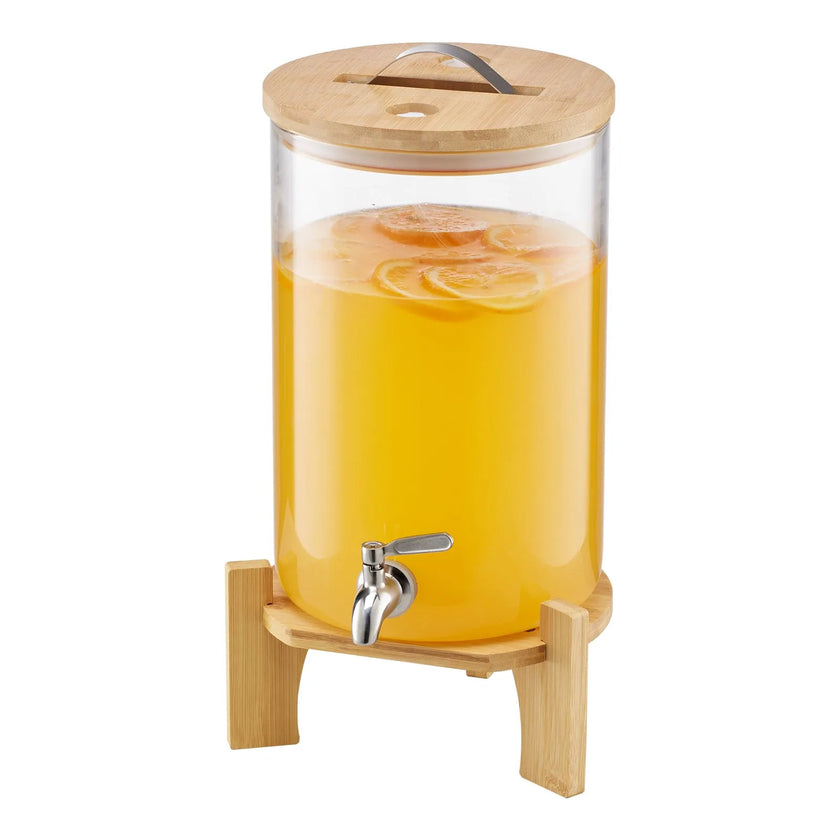 VEVOR Drink Dispenser 2.2 Gal Beverage Dispenser for Parties Glass with Stand