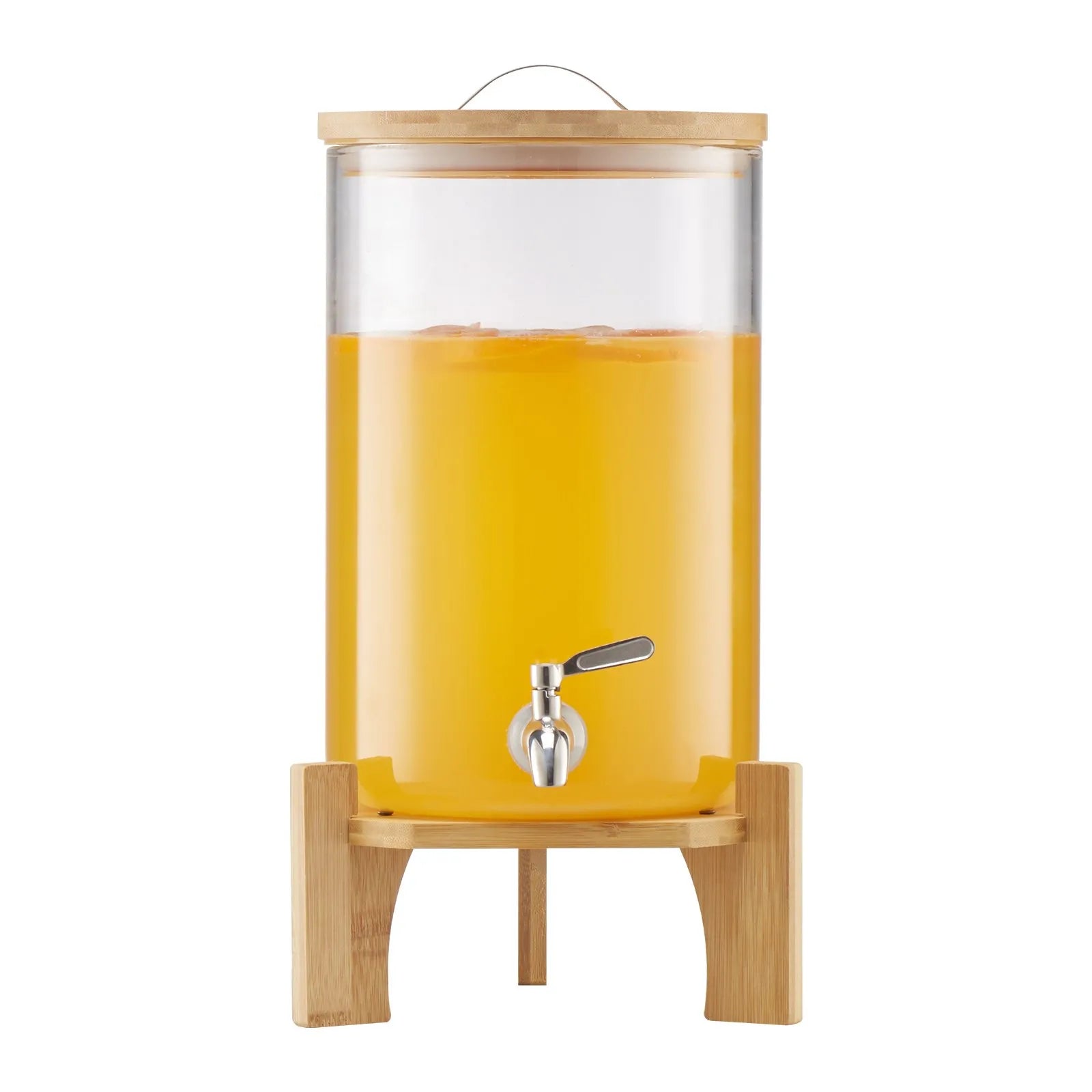 VEVOR Drink Dispenser 2.2 Gal Beverage Dispenser for Parties Glass with Stand