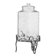 VEVOR Drink Dispenser 2.5 Gal Beverage Dispenser for Parties Glass with Stand