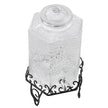 VEVOR Drink Dispenser 2.5 Gal Beverage Dispenser for Parties Glass with Stand