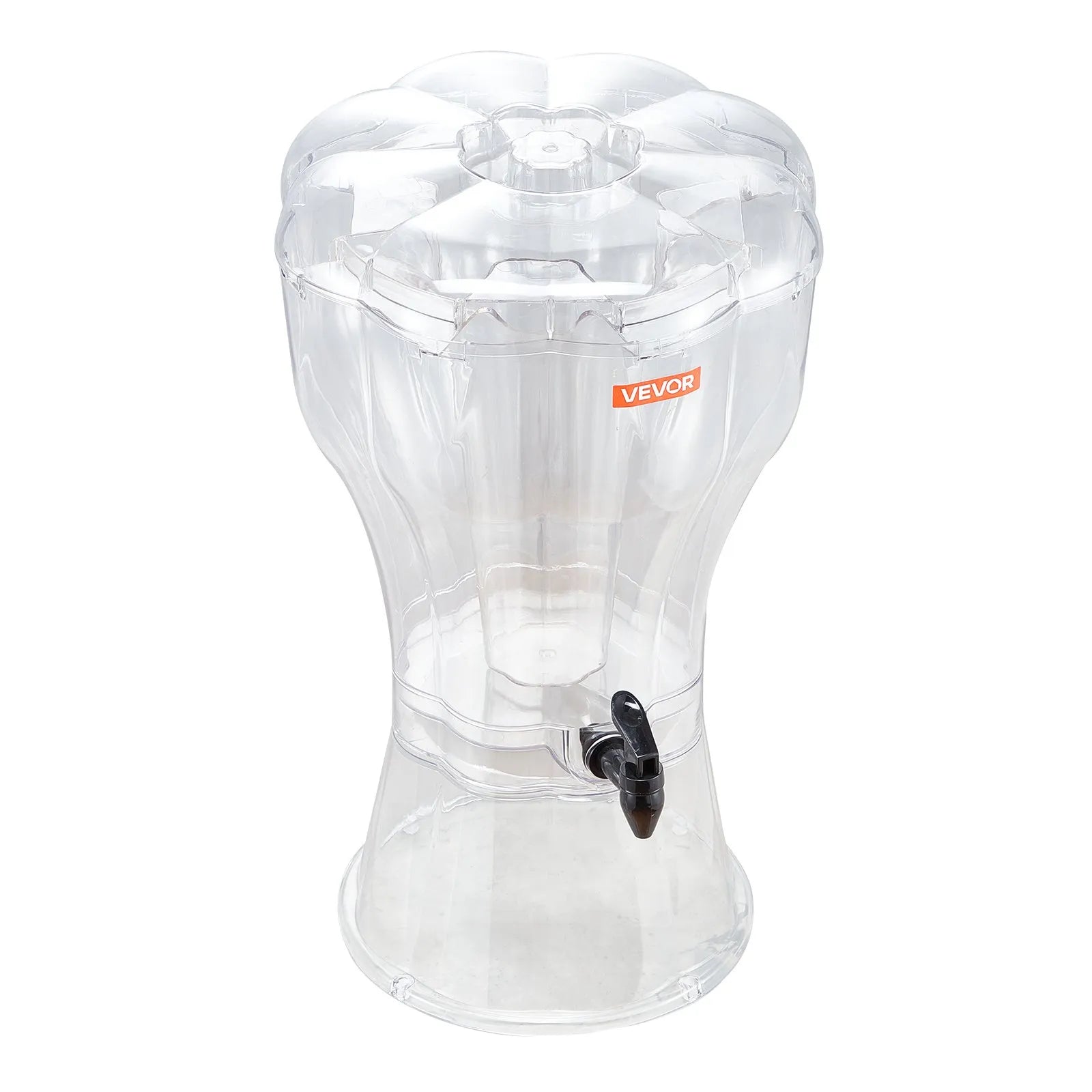 VEVOR Drink Dispenser 3.4 Gal Beverage Dispenser for Parties Plastic with Spigot