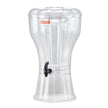 VEVOR Drink Dispenser 3.4 Gal Beverage Dispenser for Parties Plastic with Spigot