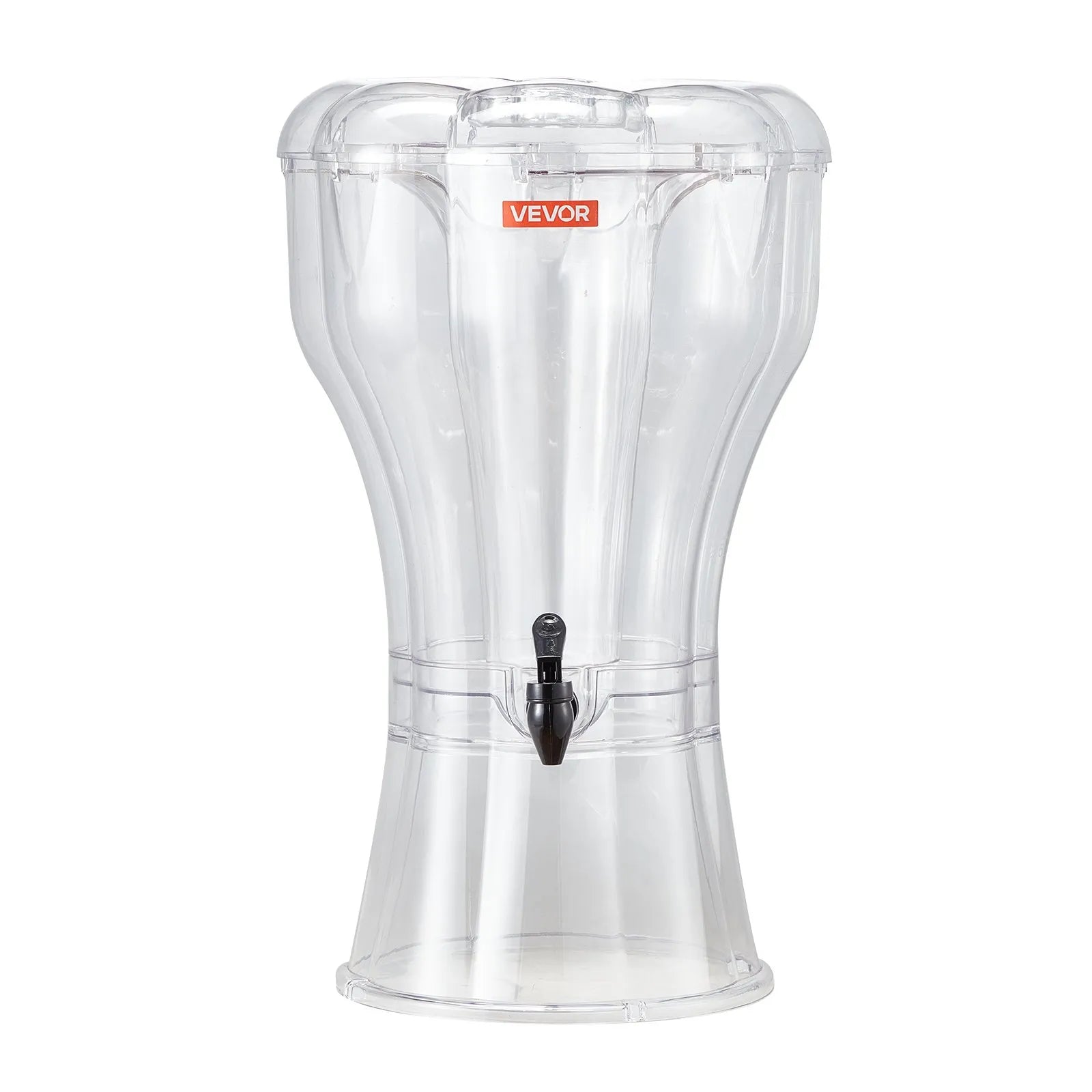 VEVOR Drink Dispenser 3.4 Gal Beverage Dispenser for Parties Plastic with Spigot
