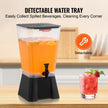 VEVOR Drink Dispenser 5 Gal Beverage Dispenser for Parties Plastic with Spigot