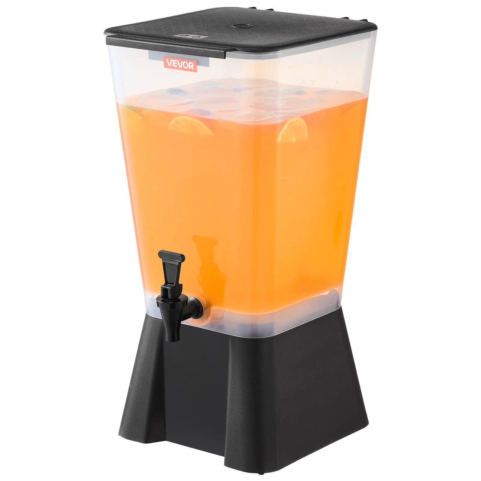 VEVOR Drink Dispenser 5 Gal Beverage Dispenser for Parties Plastic with Spigot