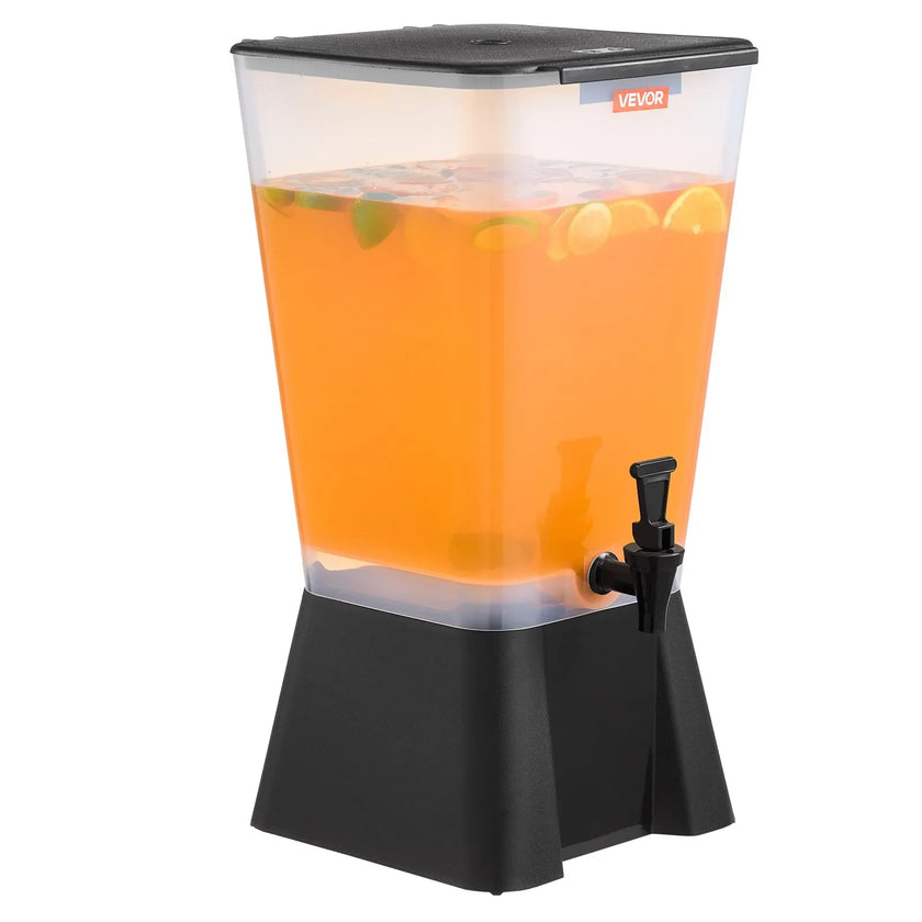 VEVOR Drink Dispenser 5 Gal Beverage Dispenser for Parties Plastic with Spigot