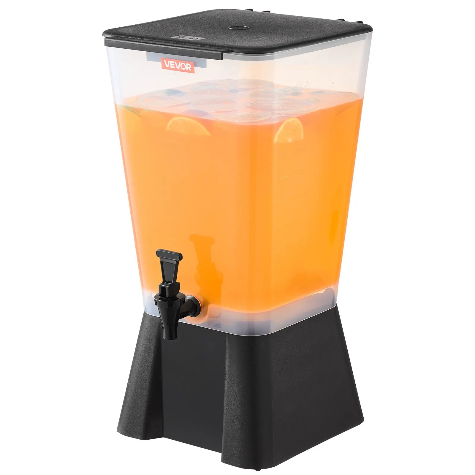 VEVOR Drink Dispenser 5 Gal Beverage Dispenser for Parties Plastic with Spigot