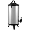 VEVOR Stainless Steel Insulated Beverage Dispenser, 2.4 Gallon 9.2 Liter, Thermal Hot and Cold Drink Server Dispenser with Spigot Handle, Food-grade for Hot Tea Coffee Water Restaurant Drink Shop
