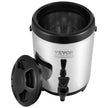 VEVOR Stainless Steel Insulated Beverage Dispenser, 1.5 Gallon 6 Liter, Thermal Hot and Cold Drink Server Dispenser with Spigot Handle, Food-grade for Hot Tea Coffee Water Restaurant Drink Shop