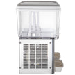 VEVOR 110V Commercial Beverage Dispenser,9.5 Gallon 36L 2 Tanks Juice Dispenser Commercial,18 Liter Per Tank 300W Stainless Steel Food Grade Material Ice Tea Drink Dispenser Equipped with Thermostat C
