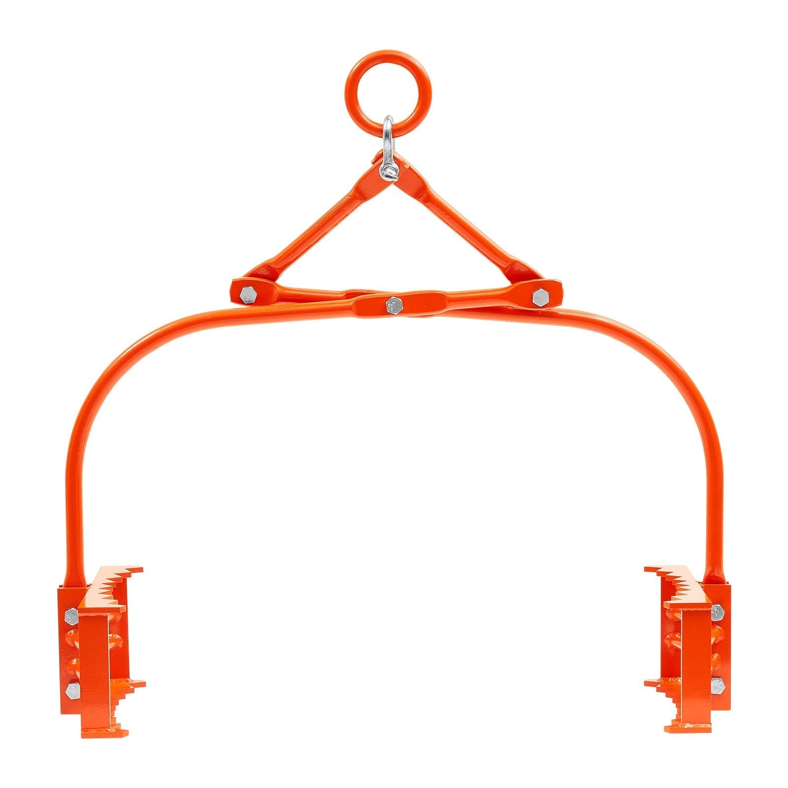 VEVOR 24in Stone Lifting Tongs 2 Claw Steel Rock Tongs Swivel Log Grapple