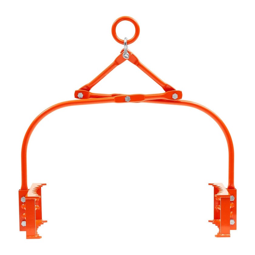 VEVOR 24in Stone Lifting Tongs 2 Claw Steel Rock Tongs Swivel Log Grapple
