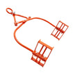 VEVOR 24in Stone Lifting Tongs 2 Claw Steel Rock Tongs Swivel Log Grapple