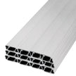 VEVOR Wire and Lock Channel, 6.56ft Spring Lock & U-Channel Bundle for Greenhouse, 10 Packs PE Coated Spring Wire & Aluminum Alloy Channel, Plastic Poly Film or Shade Cloth Attachment w/Screws