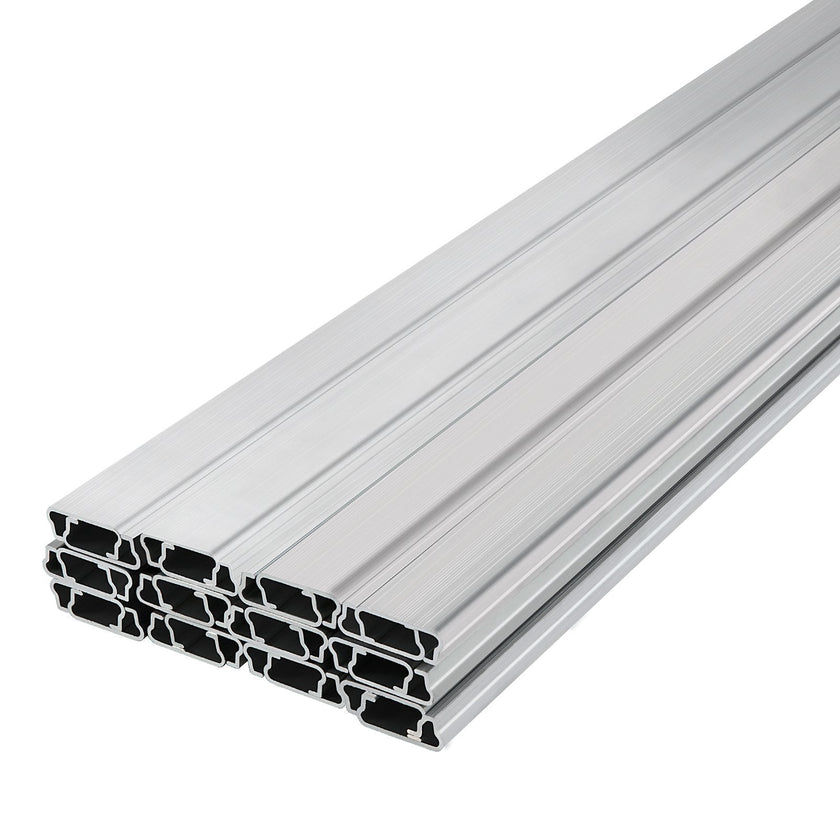 VEVOR Spring Wire and Lock Channel, 6.56ft Spring Lock & U-Channel Bundle for Greenhouse, 30 Packs PE Coated Spring Wire & Aluminum Alloy Channel, Plastic Poly Film or Shade Cloth Attachment with Scre