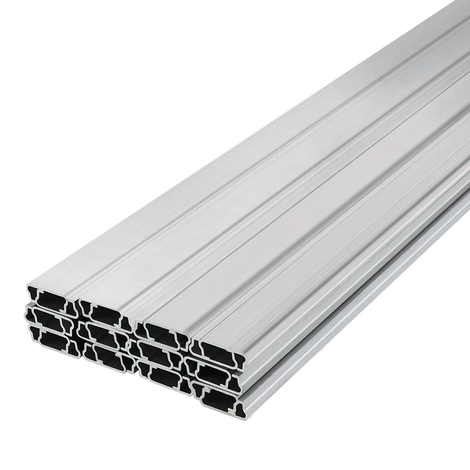 VEVOR Greenhouse Wiggle Wire &Aluminum Alloy Spring Lock U-Channel 6.56ft 40PCS