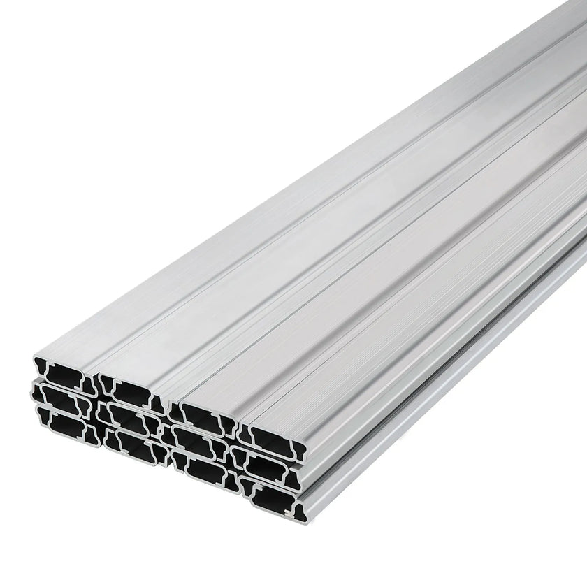 VEVOR Greenhouse Wiggle Wire &Aluminum Alloy Spring Lock U-Channel 6.56ft 40PCS