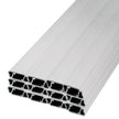 VEVOR Greenhouse Wiggle Wire &Aluminum Alloy Spring Lock U-Channel 6.56ft 40PCS