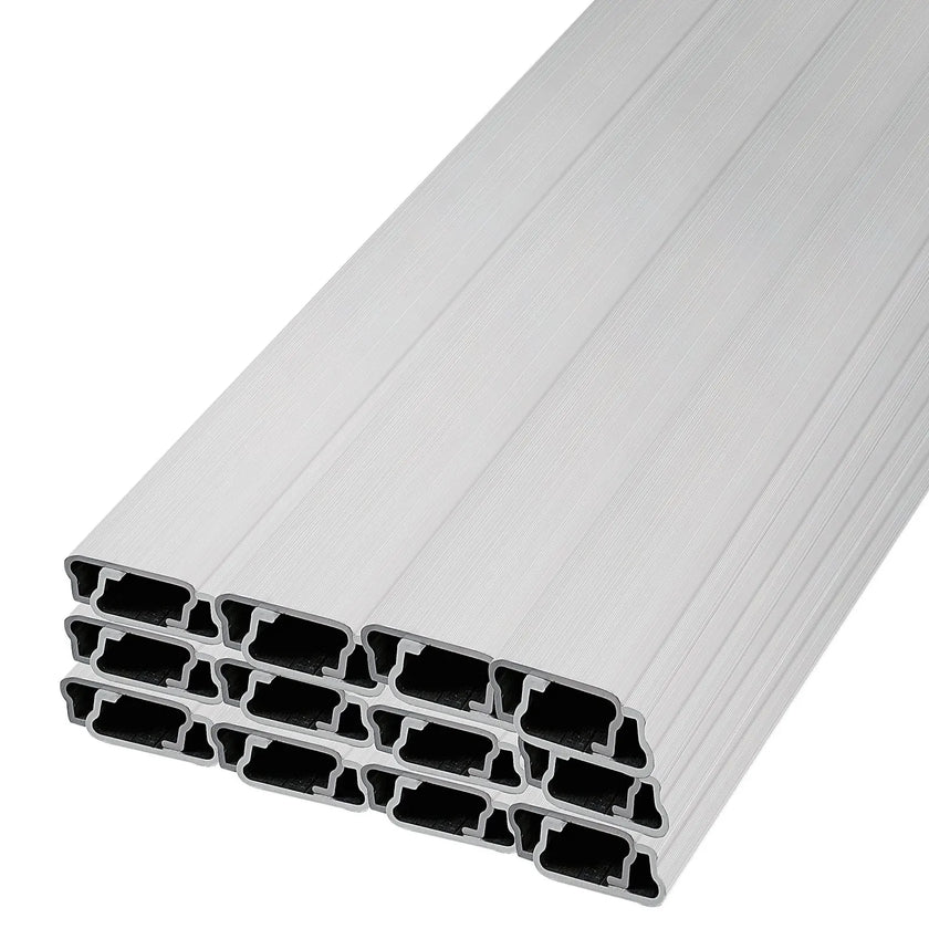 VEVOR Greenhouse Wiggle Wire &Aluminum Alloy Spring Lock U-Channel 6.56ft 40PCS