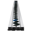 VEVOR Greenhouse Wiggle Wire &Aluminum Alloy Spring Lock U-Channel 6.56ft 40PCS