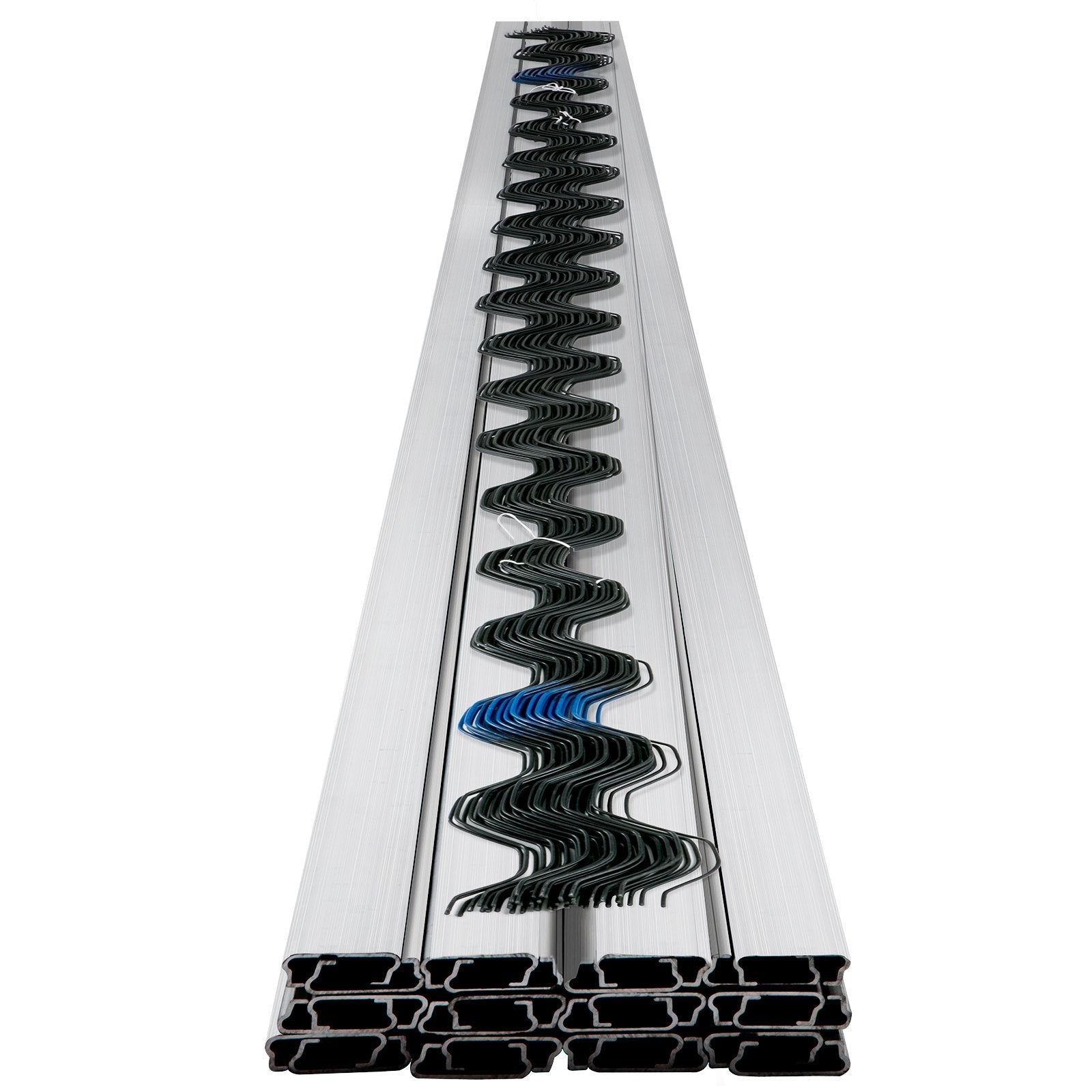 VEVOR Greenhouse Wiggle Wire &Aluminum Alloy Spring Lock U-Channel 6.56ft 50PCS