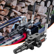 VEVOR Hydraulic Log Splitter Valve 1 Spool, 25 GPM Hydraulic Directional Control Valve, 3626PSI Hydraulic Loader Valve, Hydraulic Joystick Control Valve for Small Tractors, Loaders, Log Splitter