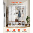 Hall Tree with Bench and Shoe Storage | 63