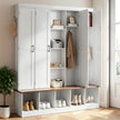 Hall Tree with Bench and Shoe Storage | 63