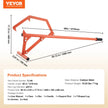 VEVOR Timberjack 46.5 in Heavy Duty Log Lifter for Max 25