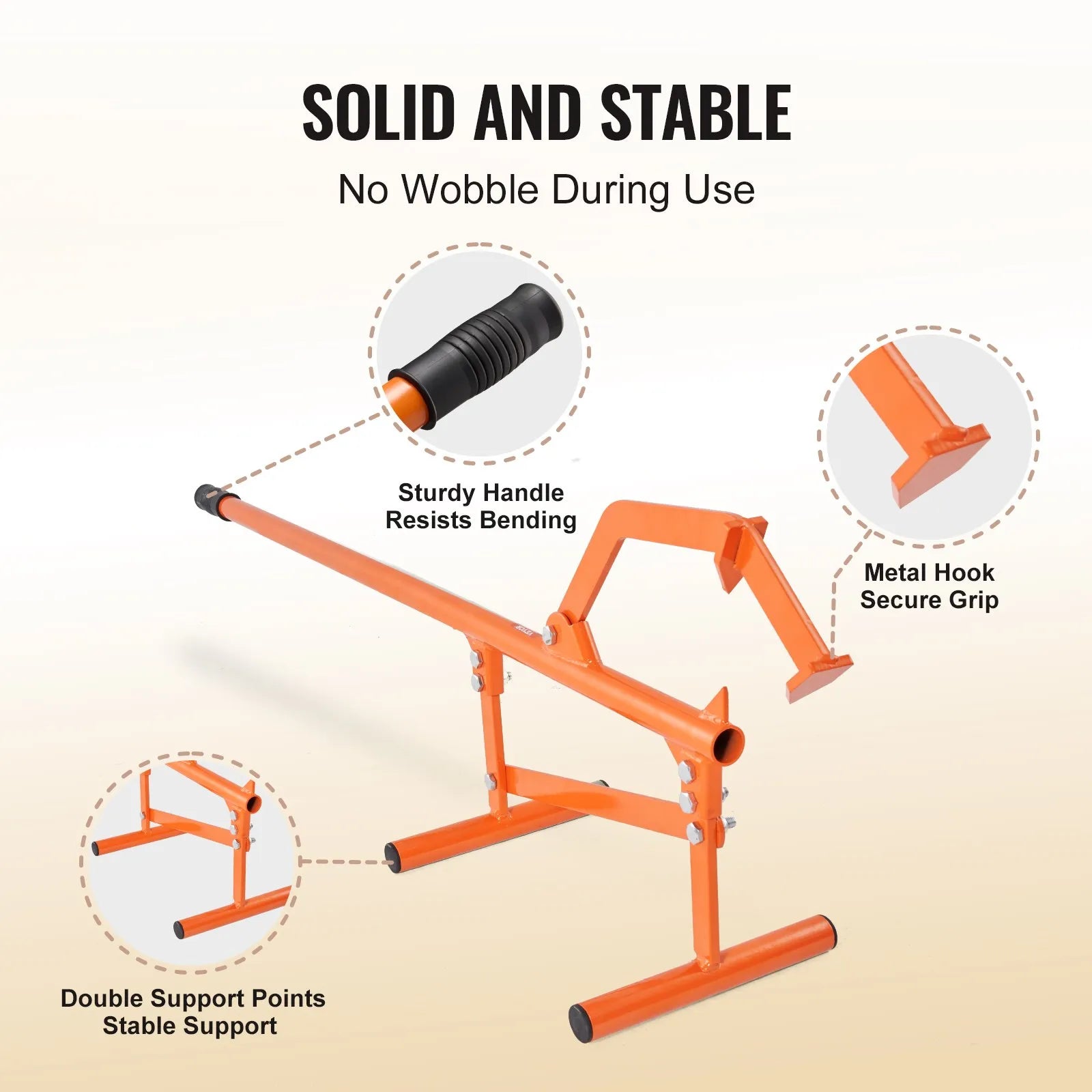 VEVOR Timberjack 46.5 in Heavy Duty Log Lifter for Max 15