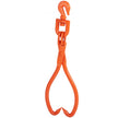 VEVOR Log Skidding Tongs, 18 inch 2 Claw Log Lifting Tongs, Heavy Duty Rotating Steel Lumber Skidding Tongs, 772 lbs/350 kg Loading Capacity, Log Lifting, Handling, Dragging & Carrying Tool