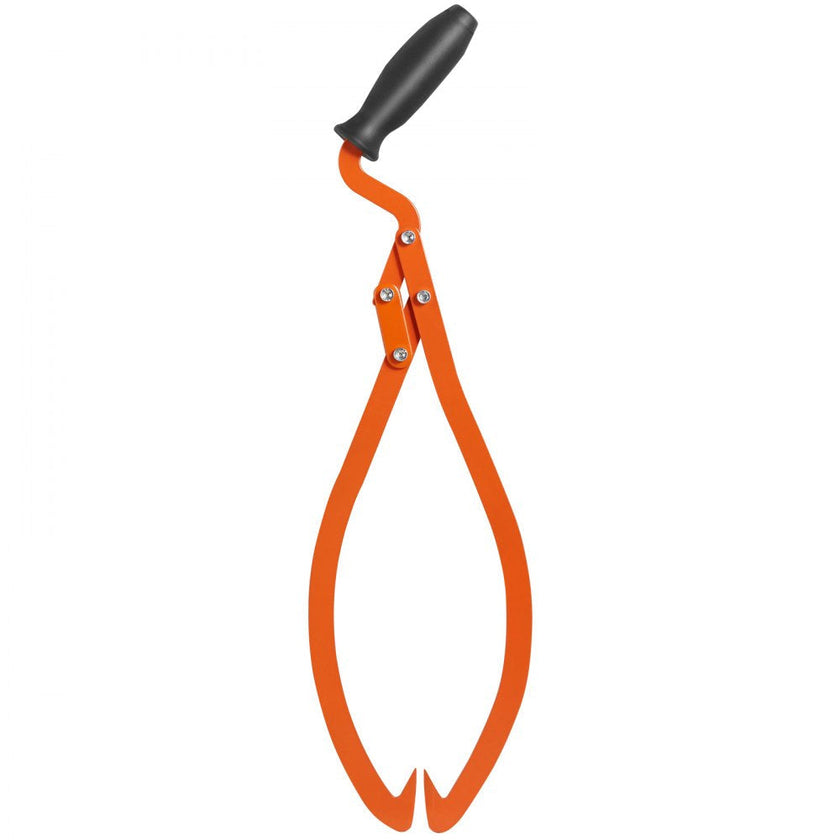 VEVOR Log Tongs, 20 inch 2 Claw Logging Skidding Tongs Non-Slip Grip, Steel Hand Log Grapple with 110 lbs Loading Capacity, Log Lifting, Handling, Dragging & Carrying Tool