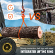 VEVOR Log Skidding Tongs, 32 inch 2 Claw Log Lifting Tongs, Heavy Duty Steel Lumber Skidding Tongs, 1543 lbs/700 kg Loading Capacity, Log Lifting, Handling, Dragging & Carrying Tool