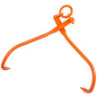 VEVOR Log Skidding Tongs, 32 inch 2 Claw Log Lifting Tongs, Heavy Duty Steel Lumber Skidding Tongs, 1543 lbs/700 kg Loading Capacity, Log Lifting, Handling, Dragging & Carrying Tool