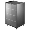 VEVOR 5-Tier AV Media Stand with Wheels Wooden Audio-Video Media Stand Black