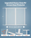 VEVOR RV Screen Door Protector 24 x 26 in Door Grille for Pet Protection White