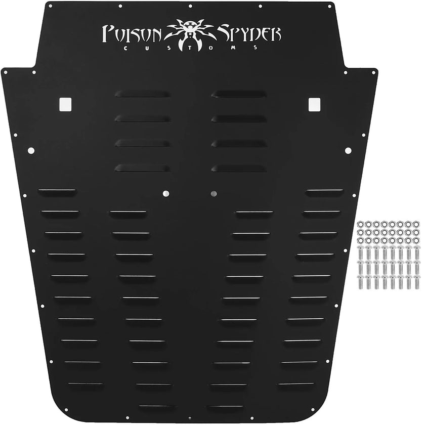 VEVOR Vented Hood Louver Black Powder Coat Front Liner for 2013-2017 Jeep Wrangler JK