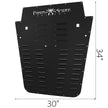 VEVOR Vented Hood Louver Black Powder Coat Front Liner for 2013-2017 Jeep Wrangler JK