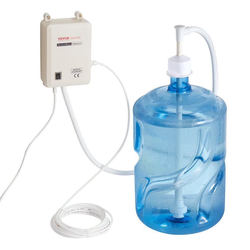 VEVOR Pump 115 with US Plug Perfect for 5 Gallon Voltage White Single Outlet, Bottled Water Dispensing System