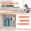 VEVOR 20 ft Bottled Water System, Water Dispensing System Single Inlet US Plug with AC/DC Adapter Suitable for Refrigerator Ice Maker Coffee Makers and Water Dispensers