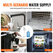 VEVOR 20 ft Bottled Water System, Water Dispensing System Single Inlet US Plug with AC/DC Adapter Suitable for Refrigerator Ice Maker Coffee Makers and Water Dispensers