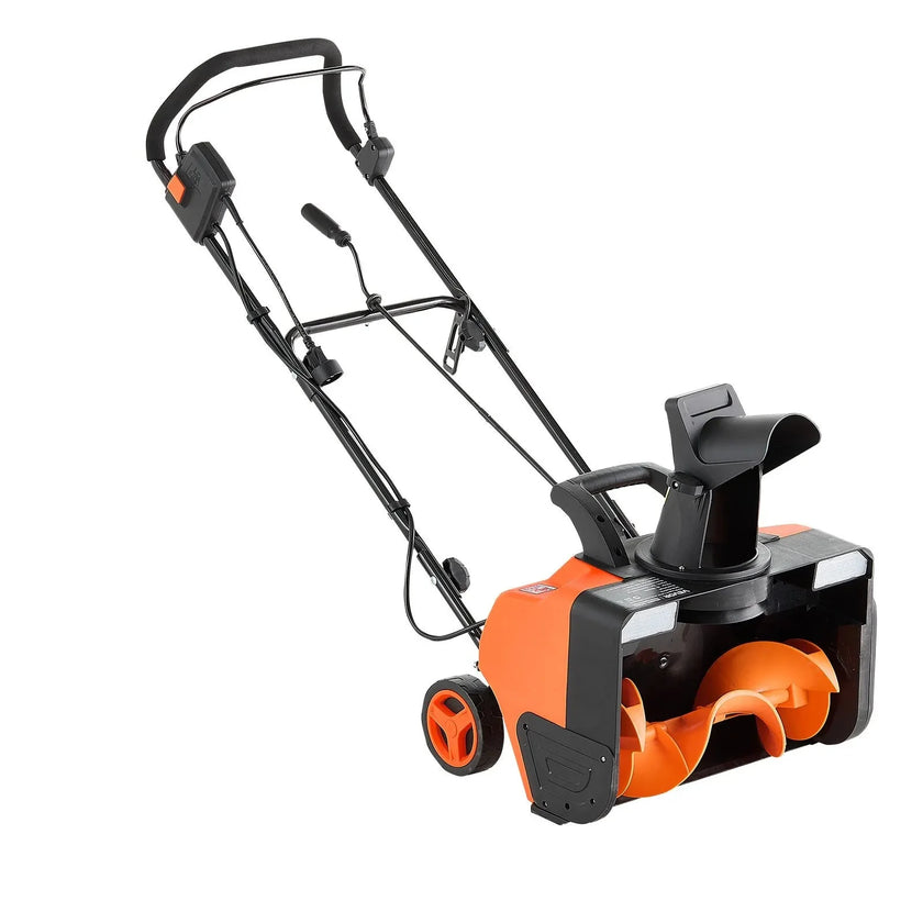VEVOR Electric Snow Blower, 20 inch 15A Corded Snow Thrower with Dual LED Headlights & 180° Rotating Chute, 25FT Throwing Distance, 12
