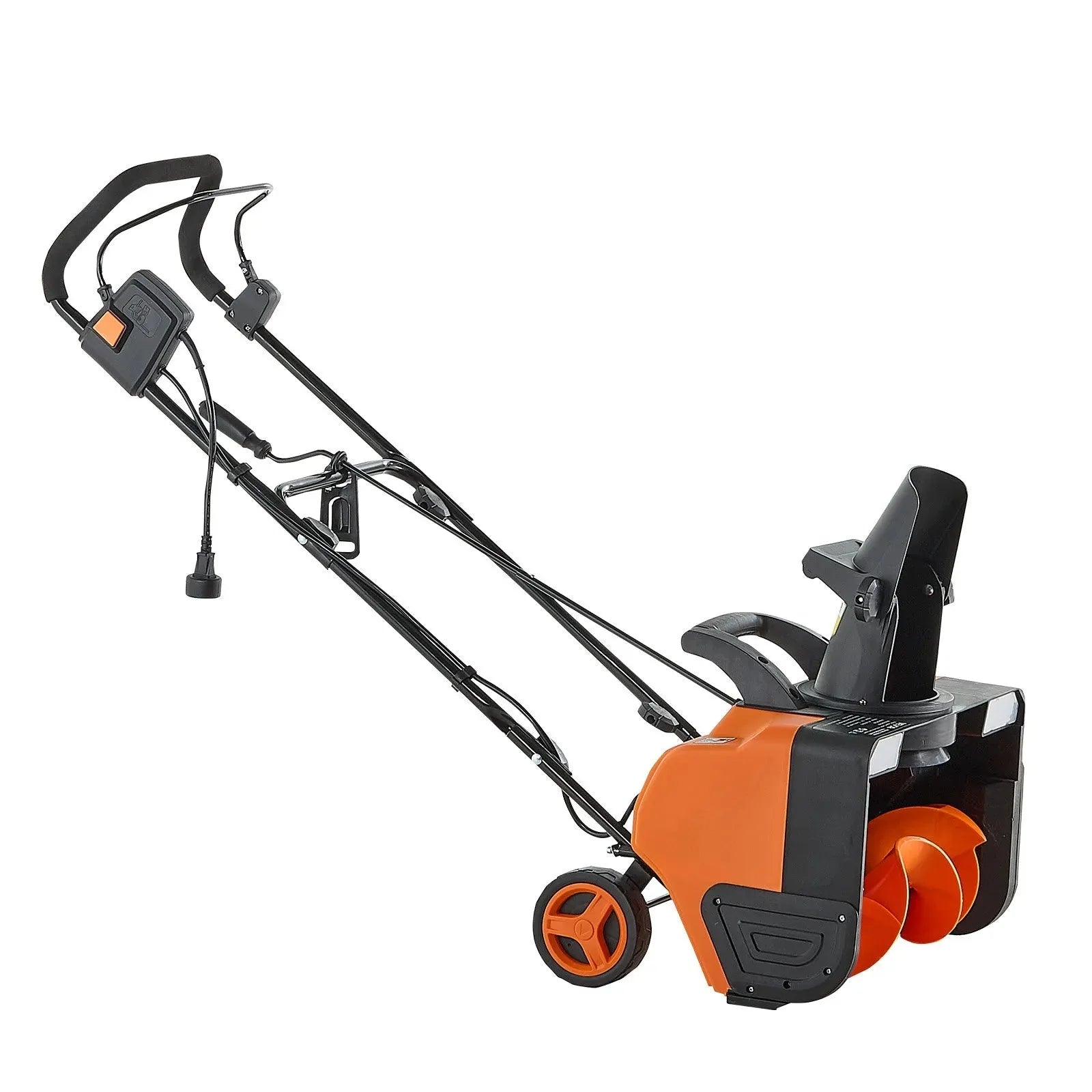 VEVOR Electric Snow Blower, 20 inch 15A Corded Snow Thrower with Dual LED Headlights & 180° Rotating Chute, 25FT Throwing Distance, 12