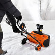 VEVOR Electric Snow Blower, 23 inch 15A Corded Snow Thrower with Dual LED Headlights & 180° Rotating Chute, 25FT Throwing Distance, 12