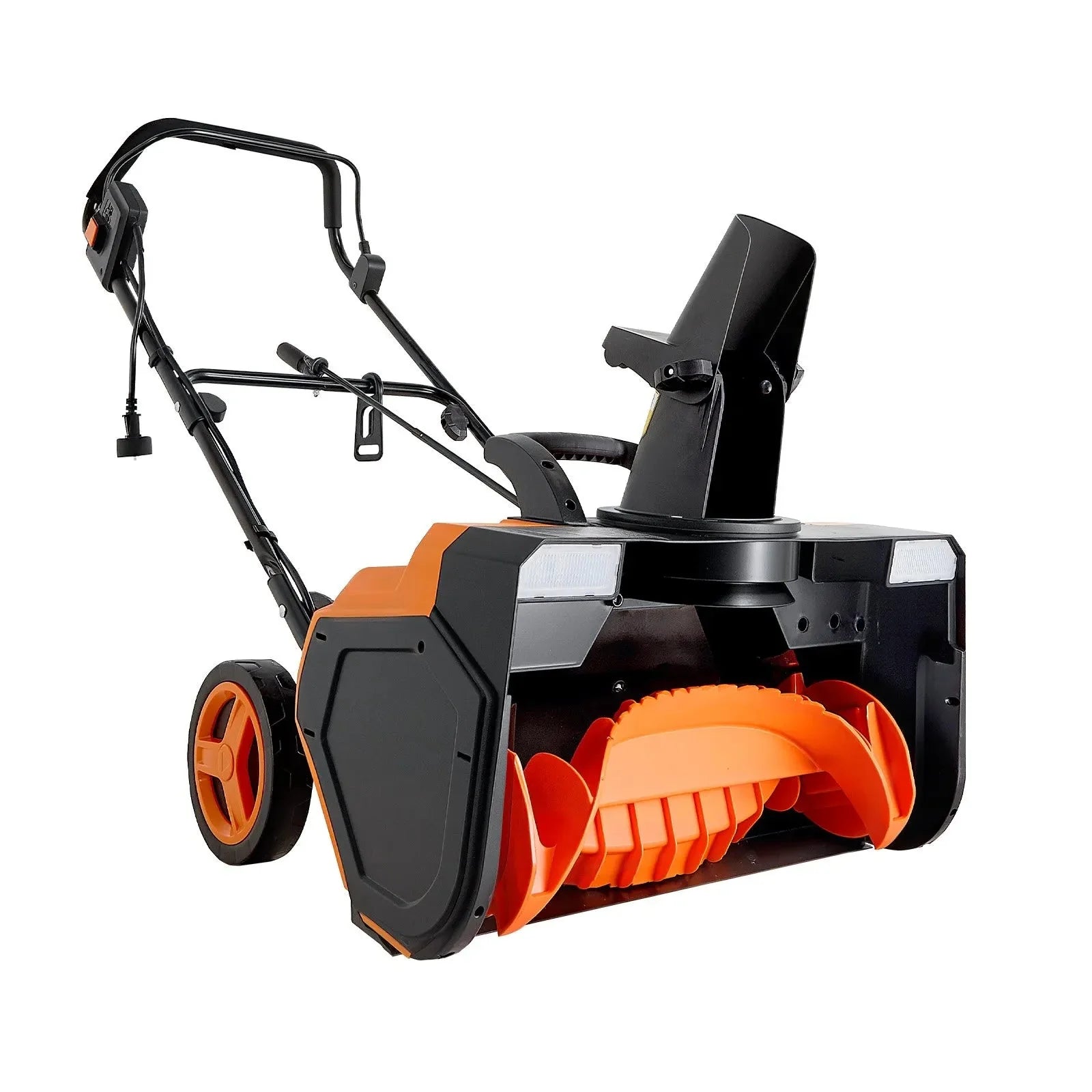VEVOR Electric Snow Blower, 23 inch 15A Corded Snow Thrower with Dual LED Headlights & 180° Rotating Chute, 25FT Throwing Distance, 12