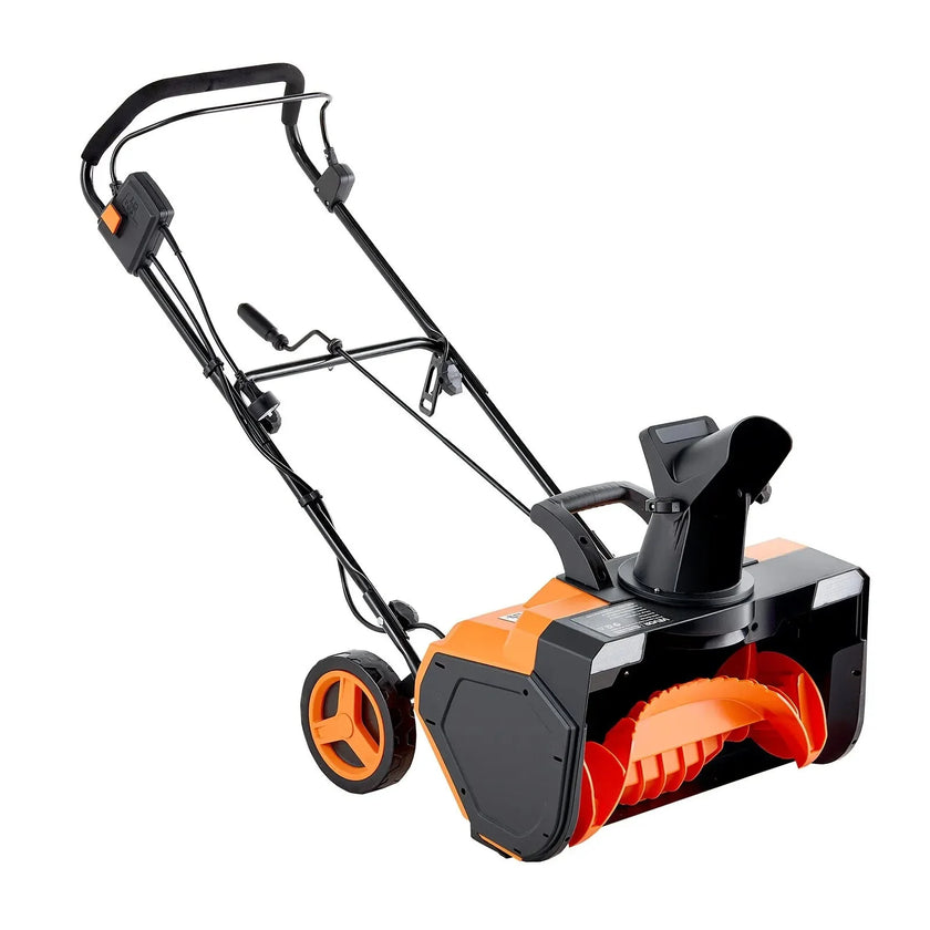 VEVOR Electric Snow Blower, 23 inch 15A Corded Snow Thrower with Dual LED Headlights & 180° Rotating Chute, 25FT Throwing Distance, 12