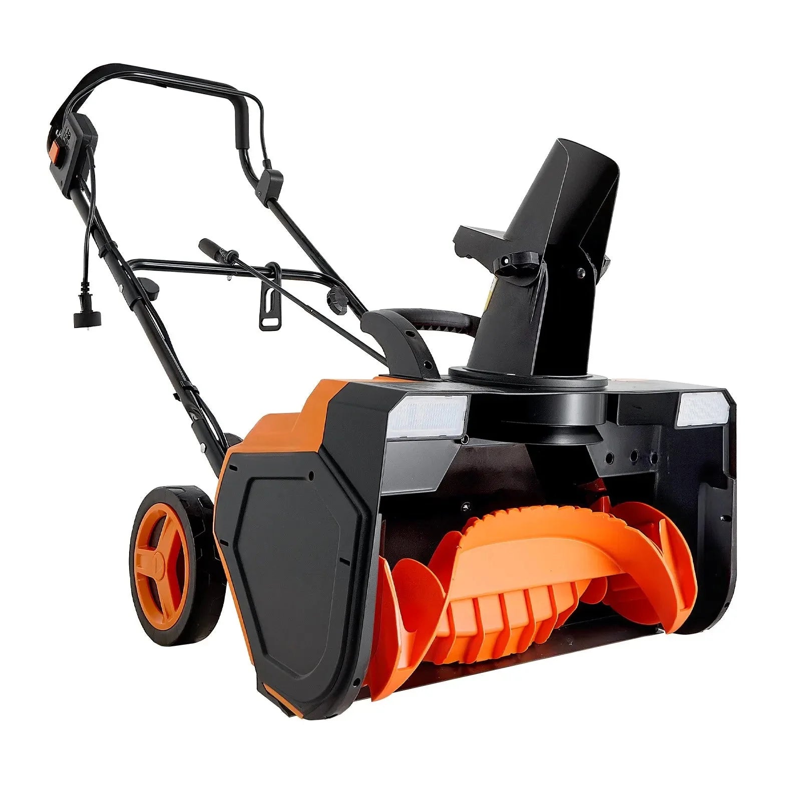 VEVOR Electric Snow Blower, 23 inch 15A Corded Snow Thrower with Dual LED Headlights & 180° Rotating Chute, 25FT Throwing Distance, 12