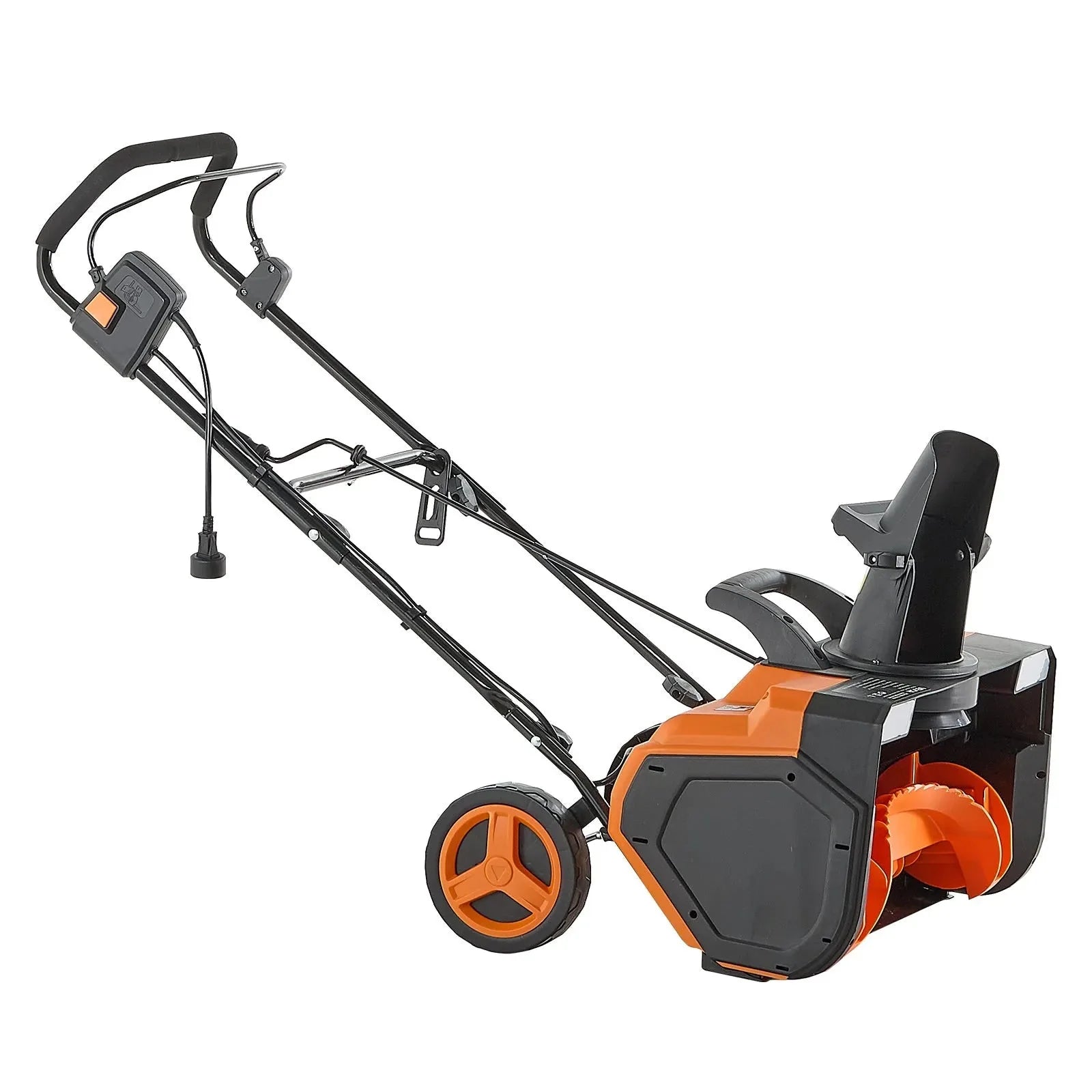 VEVOR Electric Snow Blower, 23 inch 15A Corded Snow Thrower with Dual LED Headlights & 180° Rotating Chute, 25FT Throwing Distance, 12