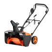 VEVOR Electric Snow Blower, 23 inch 15A Corded Snow Thrower with Dual LED Headlights & 180° Rotating Chute, 25FT Throwing Distance, 12