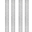 VEVOR E Track Tie-Down Rail Kit, 34PCS 5FT E-Tracks Set Includes 8 Steel Rails & 2 Single Slot & 8 O Rings & 8 Tie-Offs w/ D-Ring & 8 End Caps, Securing Accessories for Cargo, Motorcycles, and Bikes